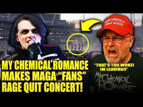 My Chemical Romance ENRAGES MAGA with SHOCKING Political Performance