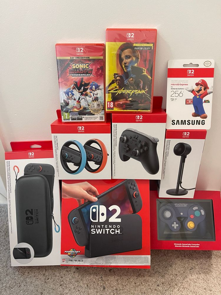Switch 2 and accessories 