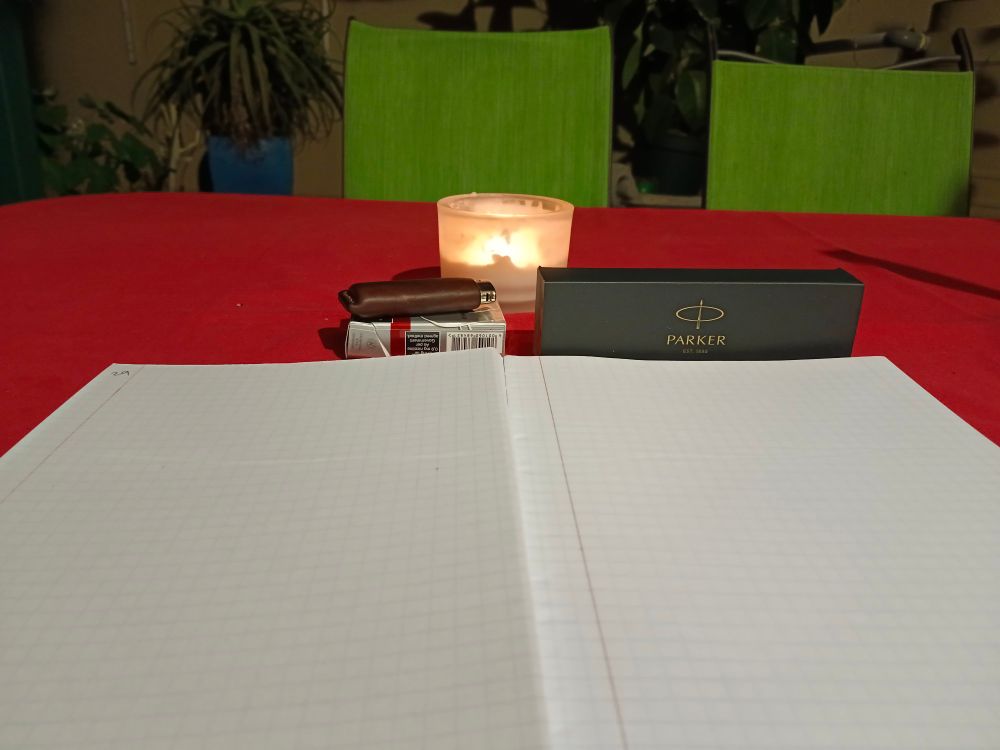 Blank book to write in as a diary. 