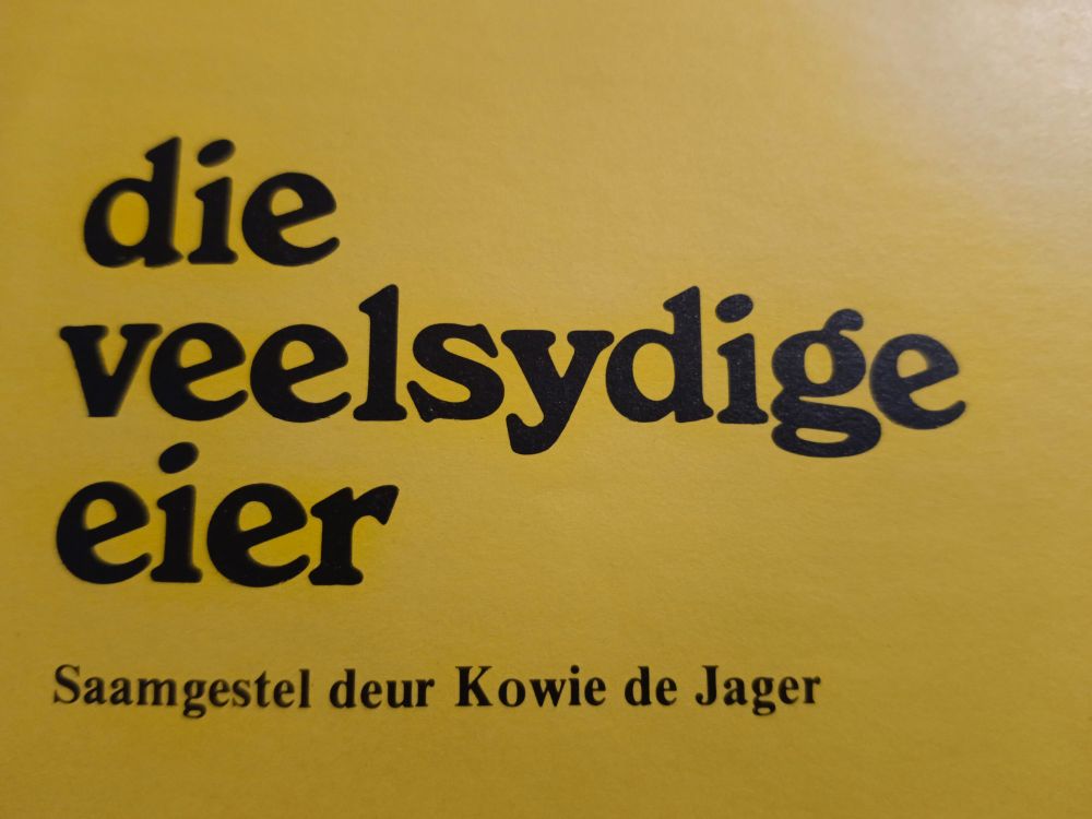 The title of a recipe book from the 1980s, extolling the versatility of eggs. 