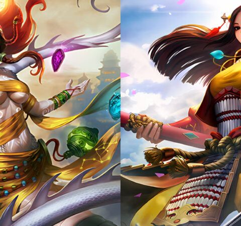 Preview Amaterasu and Nu Wa in SMITE 2 Tomorrow