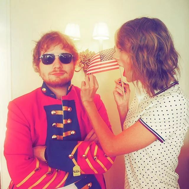 Taylor swift and Ed Sheeran 4th of July 