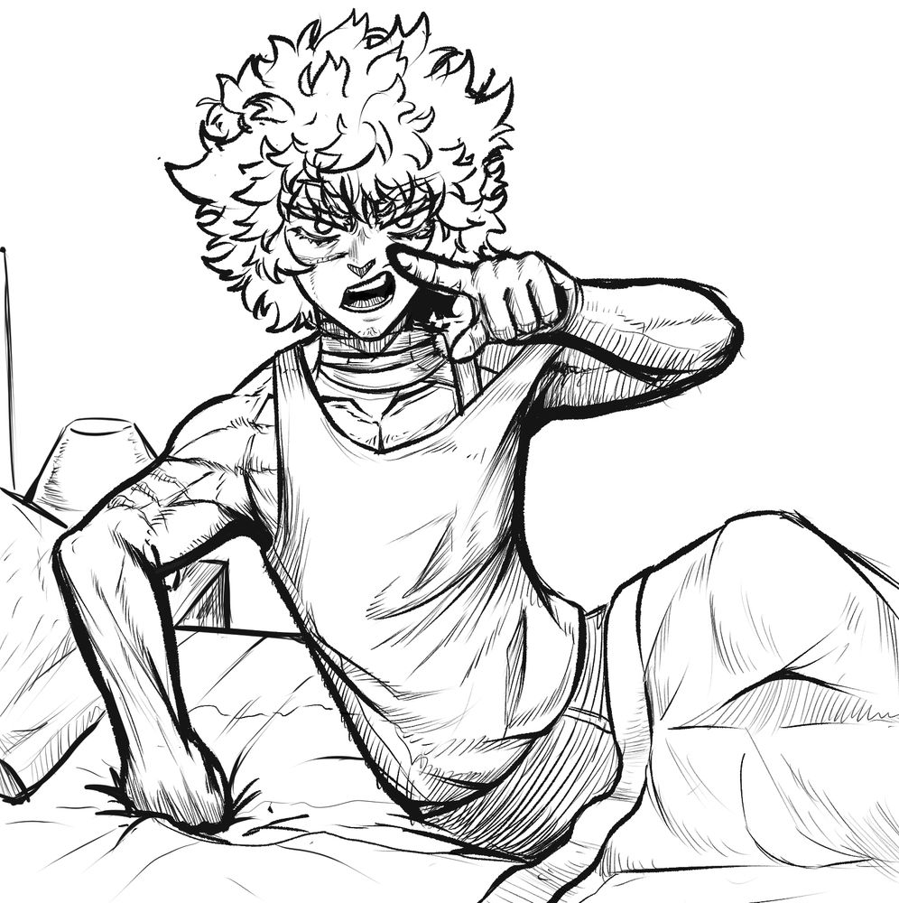 Just some basic lineart and crosshatching. Still got a bit to go so stay tuned for the new episode of Unliminal