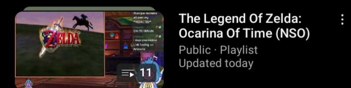 The Legend Of Zelda: Ocarina Of Time (NSO)

Public Youtube Playlist
Updated Today