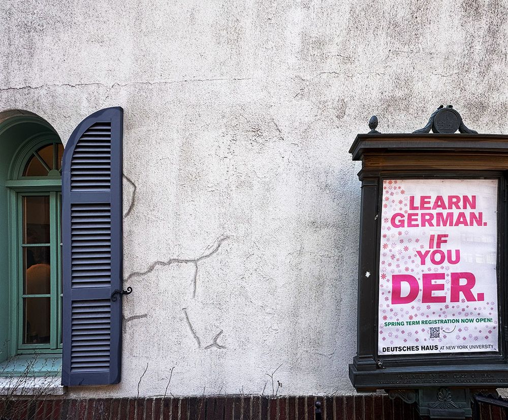 Learn German if you dare. ©Alina Oswald