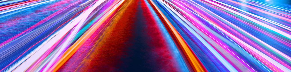Colorful lines for decoration