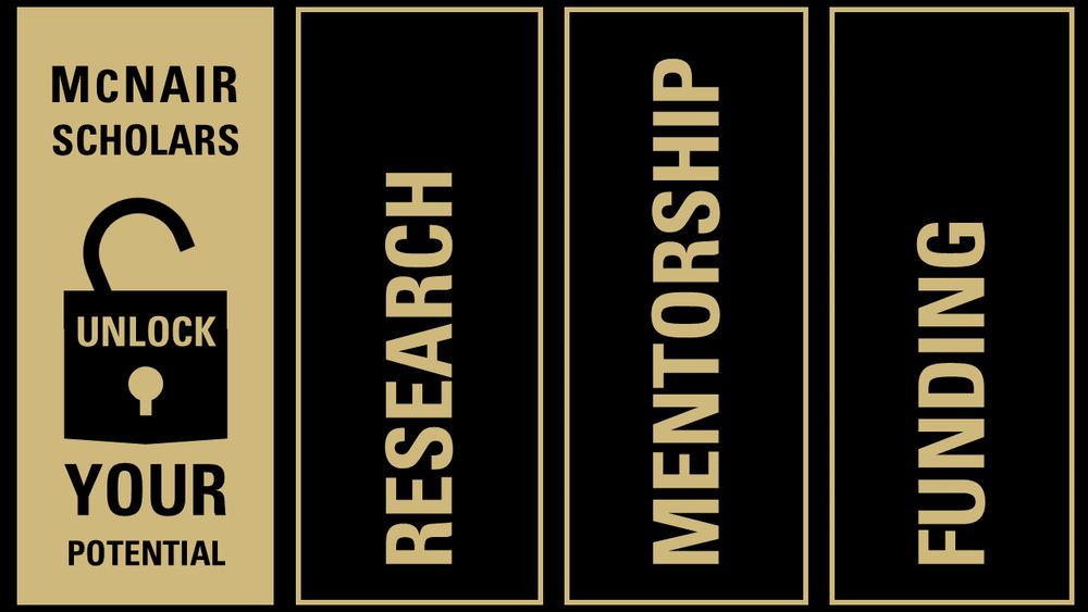 McNair Scholars Unlock Your Potential Research Mentorship Funding