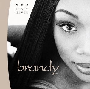 Album cover for Never Say Never by Brandy