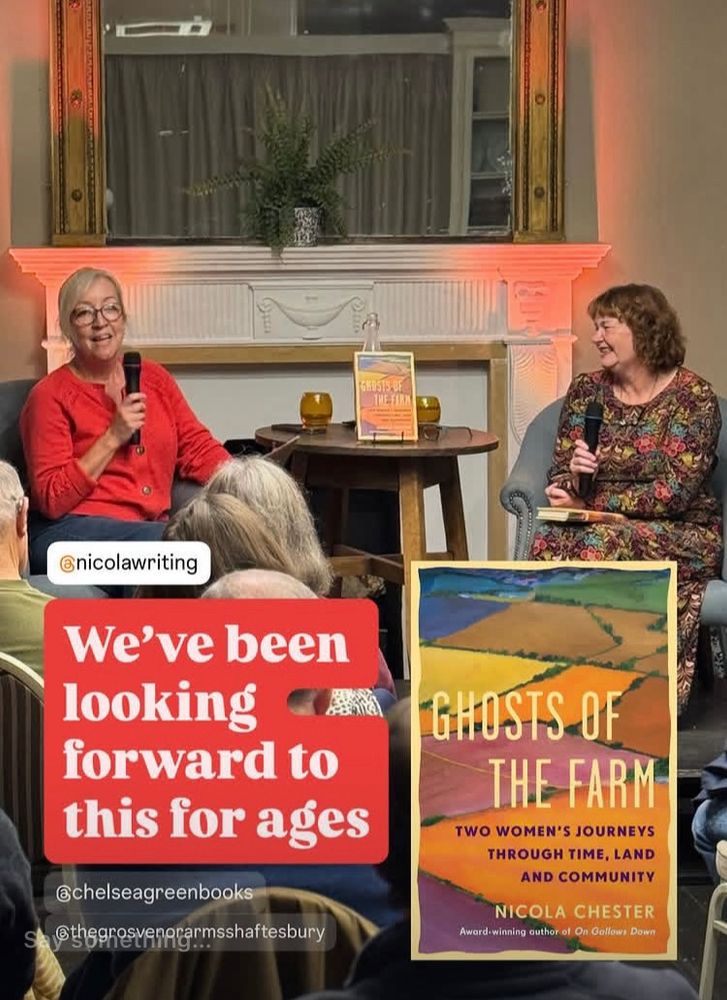 Karen & me chatting in The glorious Assembly Room at The Grosvenor Hotel 