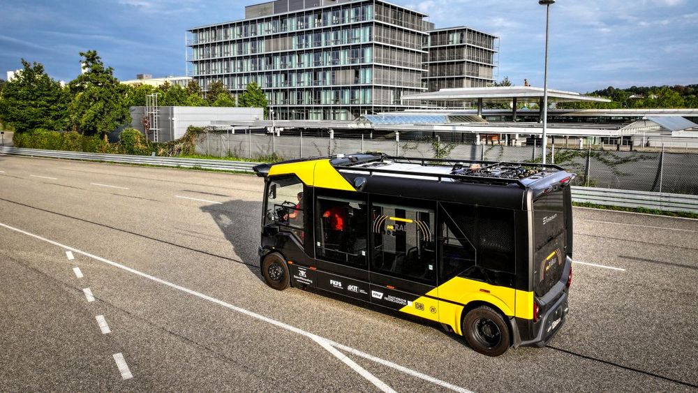 Autonomes Shuttle im Probebetrieb