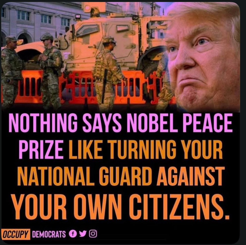 Nothing say Nobel Peace prize like hurting your own citizens .