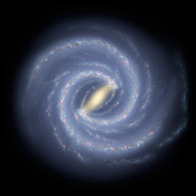Vous vous trouvez bien immobile ?

Pourtant :

- la Terre tourne à 1.600 km/h sur elle-même.
- la Terre file à 107.000 km/h autour du Soleil.
- le système Solaire voyage à entre 720.000 et 900.000 km/h dans notre galaxie.
