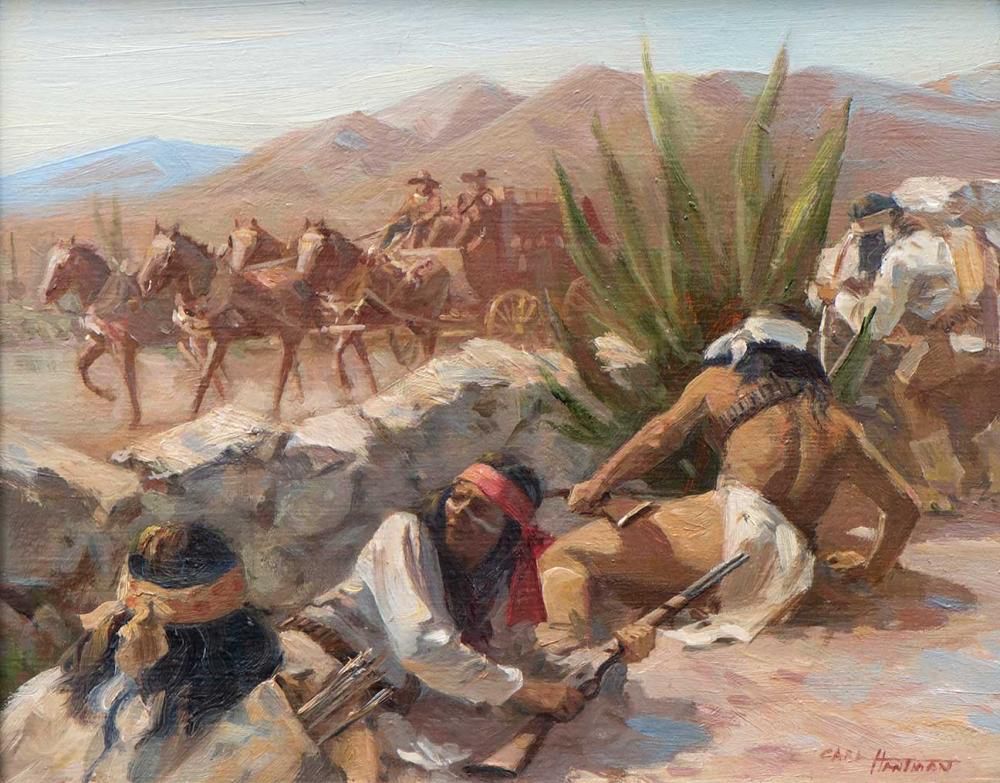 Laying in ambush for the colonizers looking for more of wealth to extract from me and mine, 
