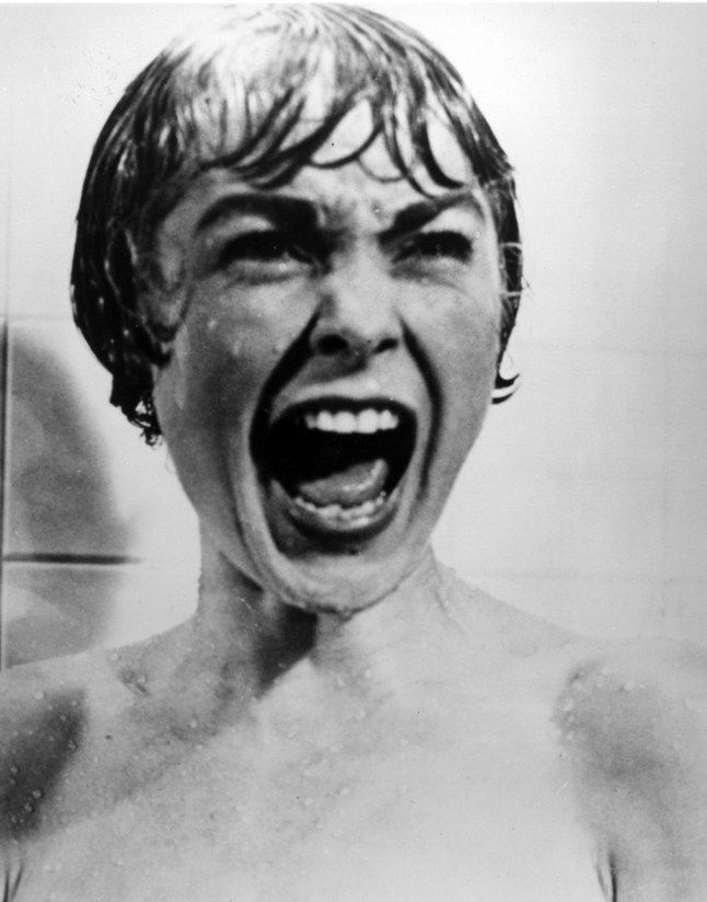 Shower scene from Psycho
