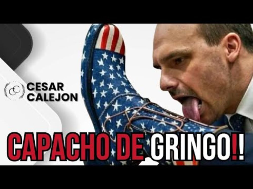 Eduardo Bolsonaro lambe bota de gringo e CELEBRA "BOMBA ATÔMICA NO BRASIL"!