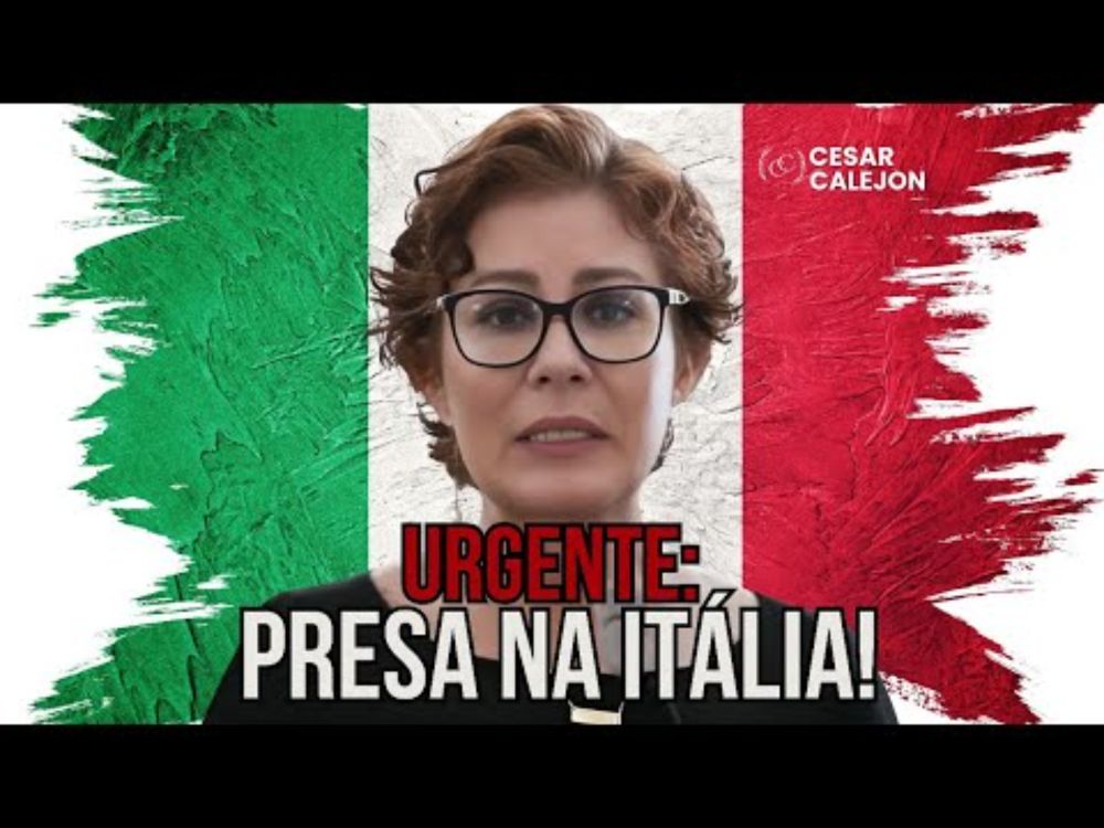 URGENTE: CARLA ZAMBELLI É PRESA NA ITÁLIA!