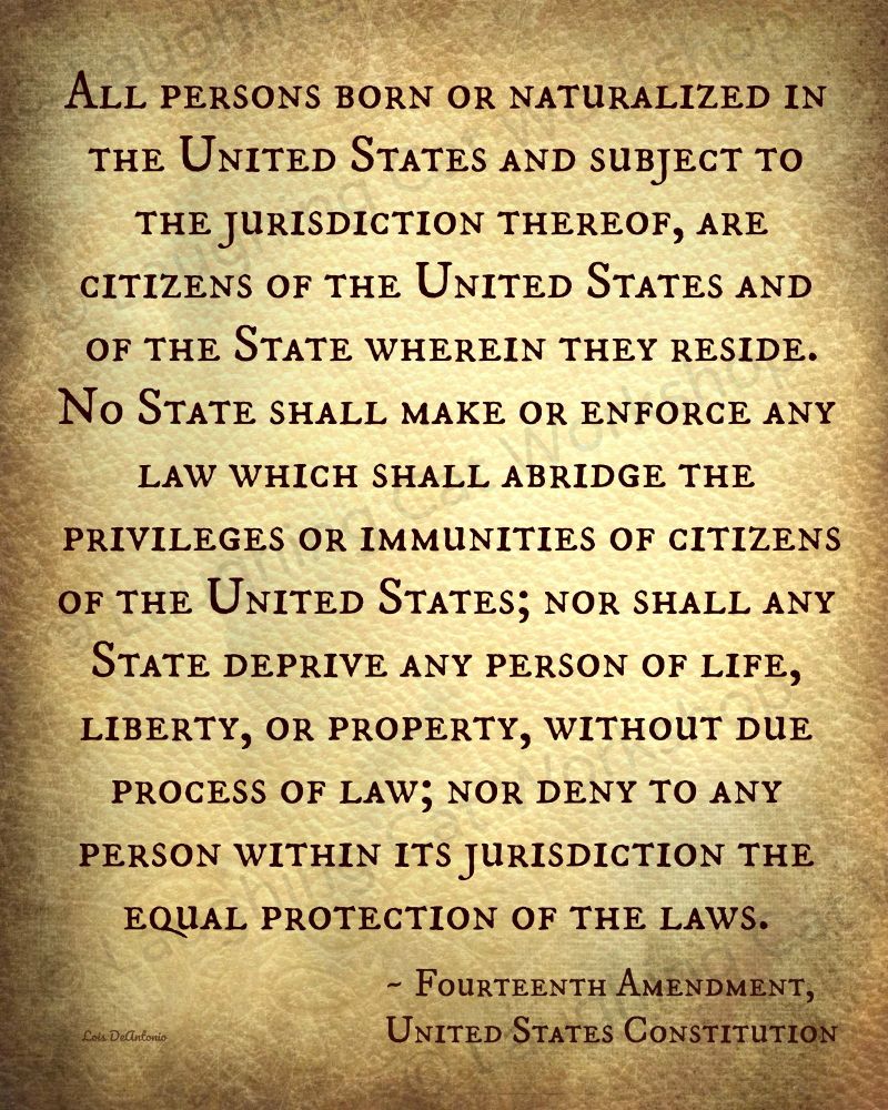 The 14th Amendment 