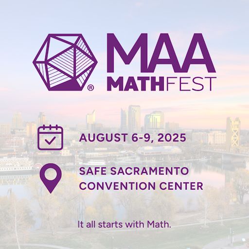 MAA MathFest 2025 Graphic