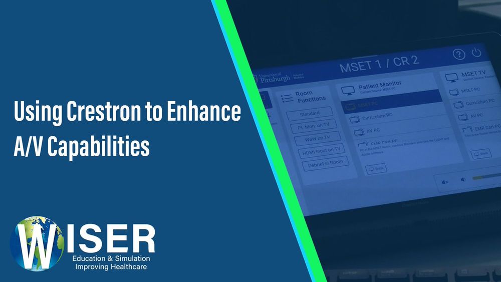 Managing the complex audio-visual needs of your simulation center can be cumbersome, which is why we've invested in Crestron for our new satellite space at the University of Pittsburgh's School of…