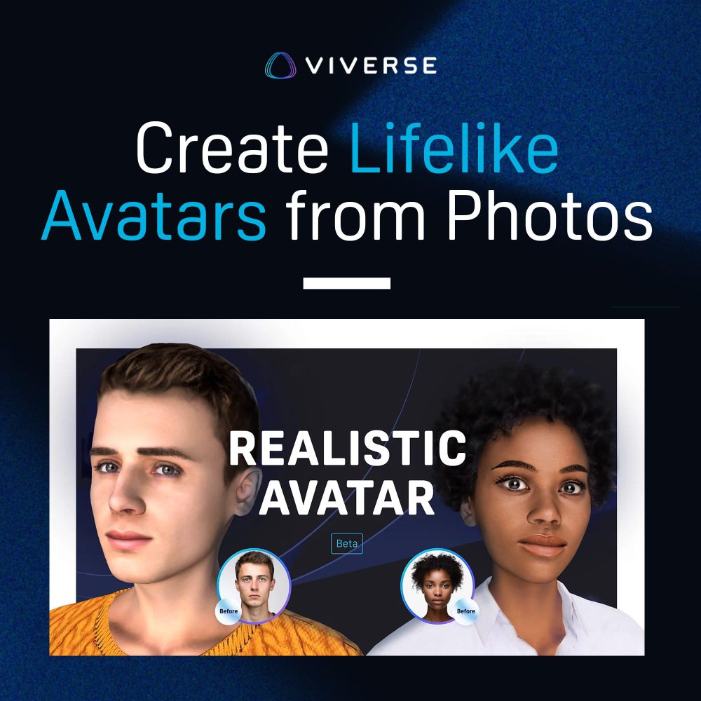 Transform a simple selfie into a lifelike avatar that mirrors your unique features: 

#VIVERSE #Avatar #AvatarCreator #PC #Mac #Mobile https://t.co/5vJeFHzE0c