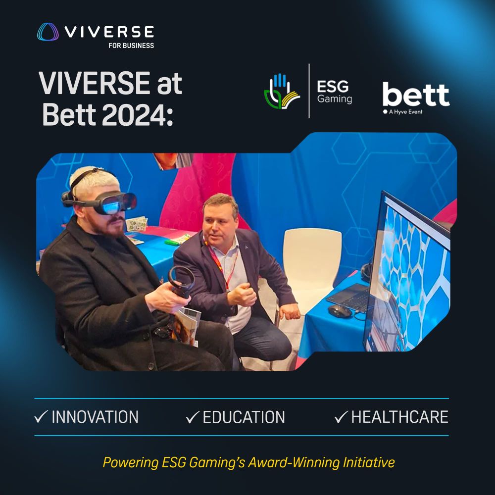 We've had the privilege of developing "The Dome” for @ESG_Gaming_UK, an award-winning virtual reality space designed to enrich the social lives of those aged 50 and over: 

#Bett2024 #EdTech…