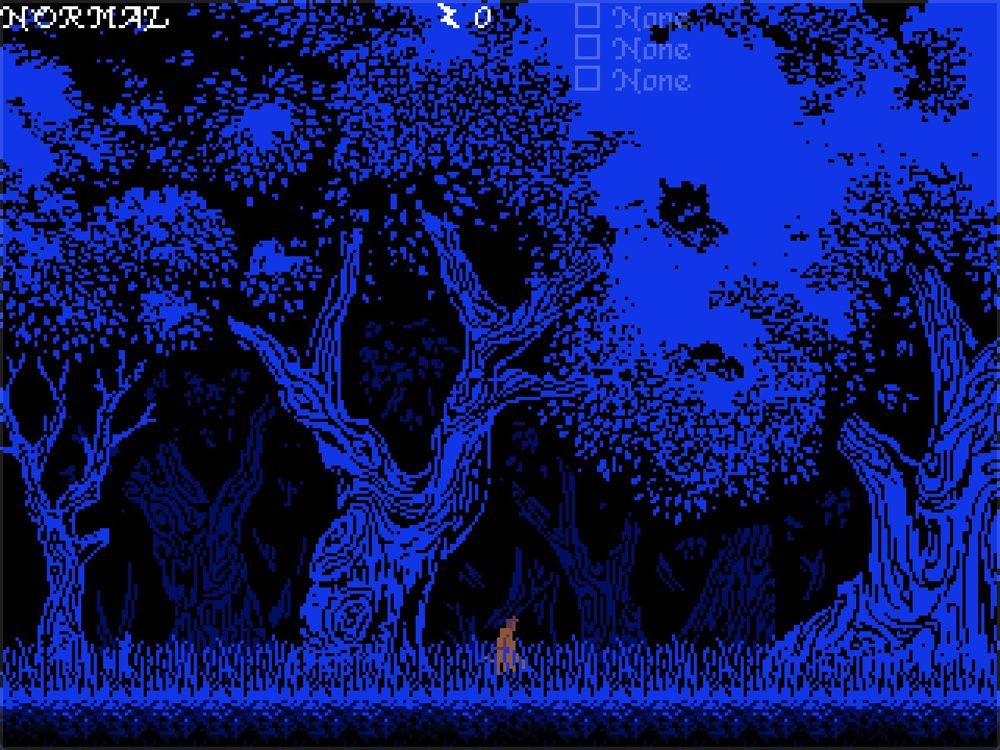 angel's nest screenshot showing the player surrounded by towering trees.