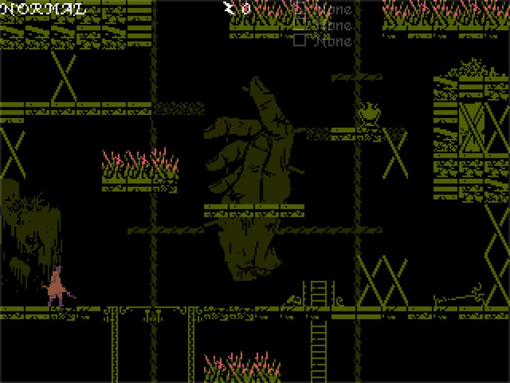 angel's nest screenshot showing the player in a towering slum yard