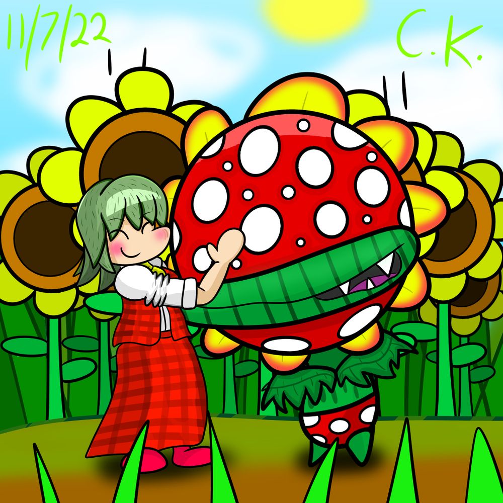 Yuuka Kazami and Petey Piranha

Originally created on November 7th, 2022