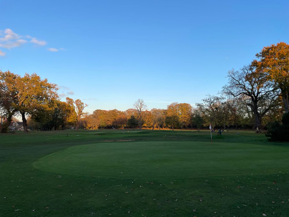 The 5th green at my local golf club.