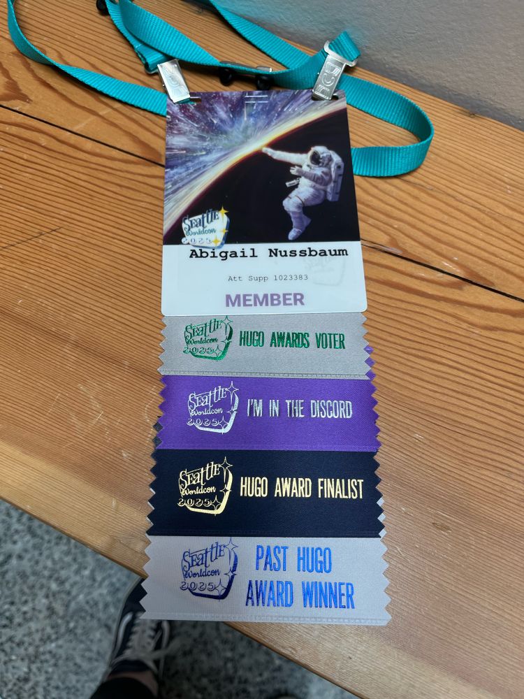Worldcon 2025 convention badge