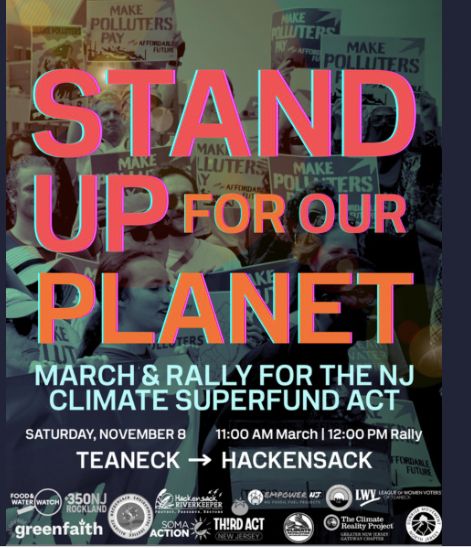 Stand Up for our Planet  11am Teaneck