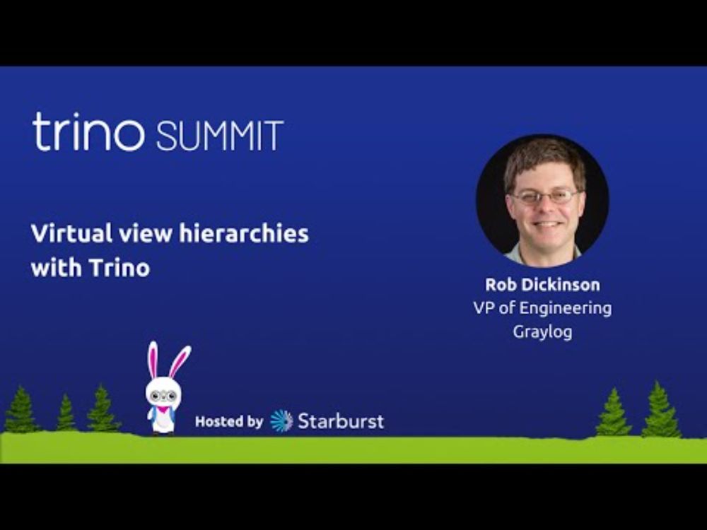 Virtual view hiearchies with Trino