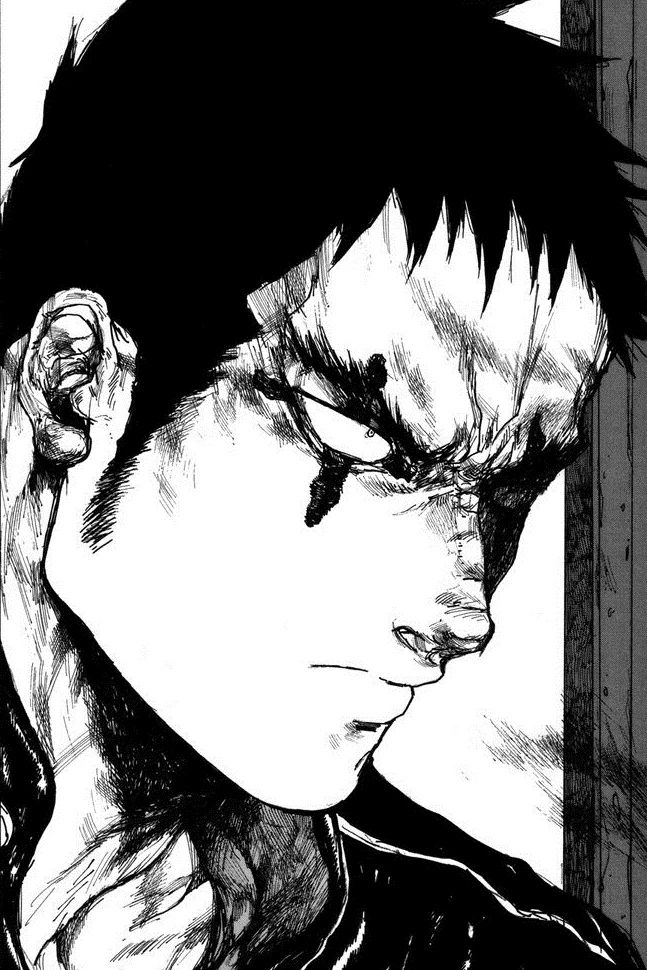 Kai, the boss of the cross-eyes gang from Dorohedoro