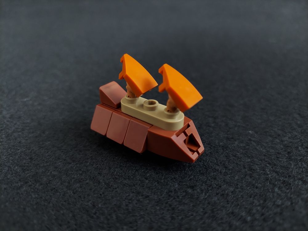 A little LEGO Jabba's Sail Barge