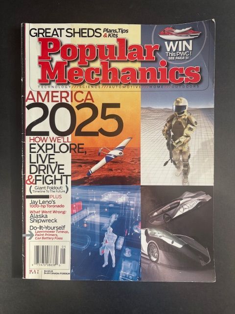 Cover of Popular Mechanics, May 2025. "American 2025"