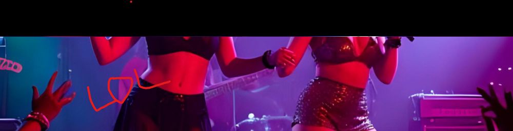 AI image from the "band" Club Crimson Room. The hands are remarkable nightmares.