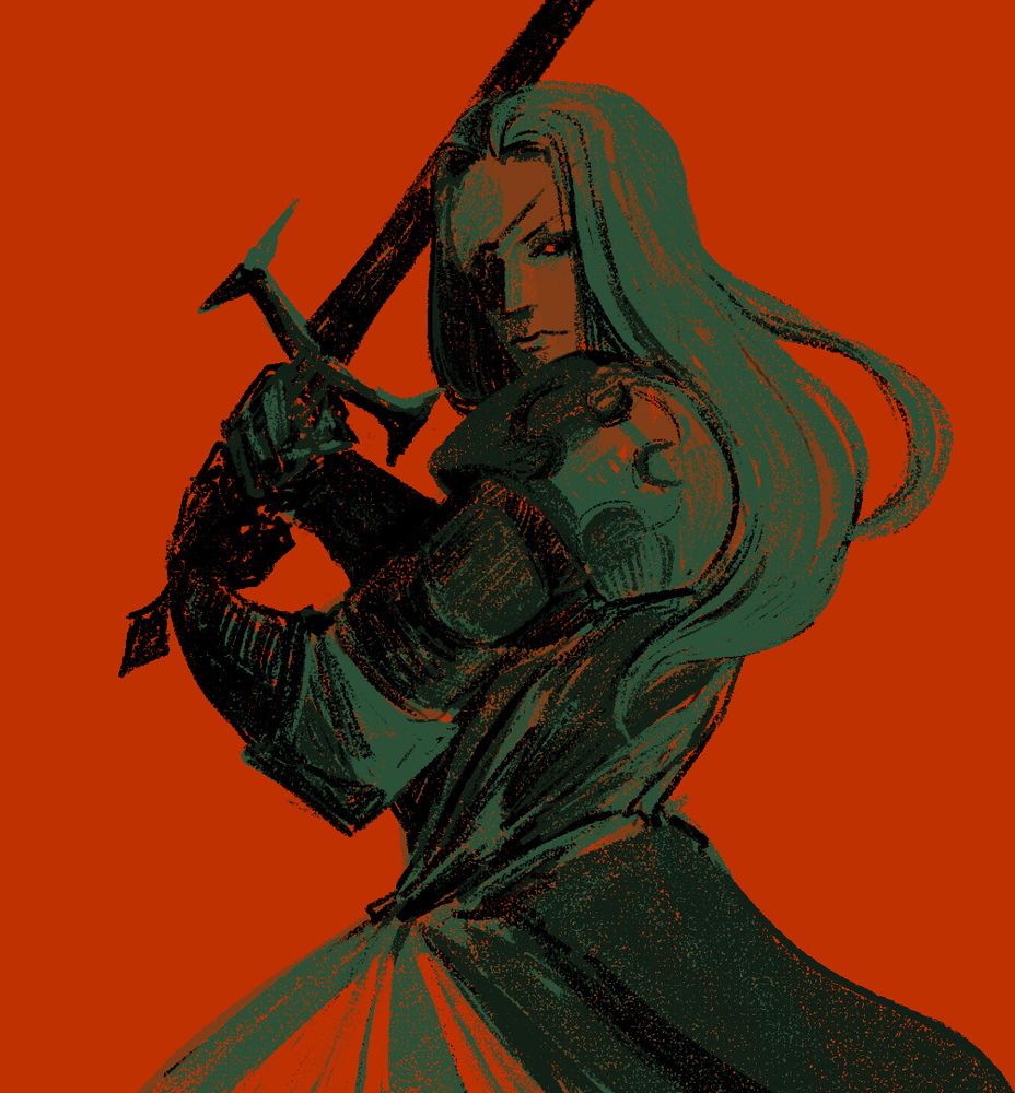 fanart of Lanselot from Tactics Ogre