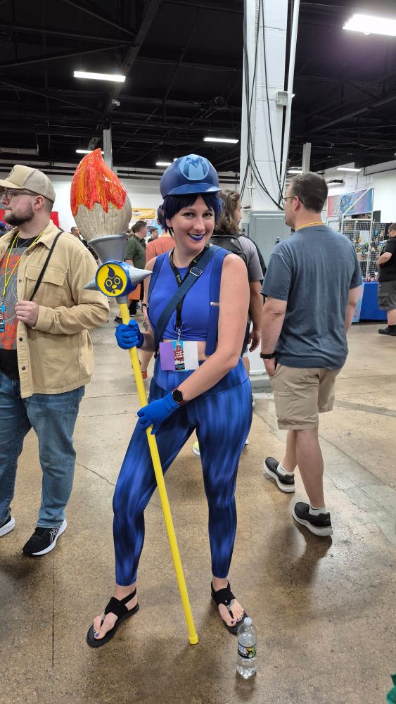 Shadow Mario cosplay.