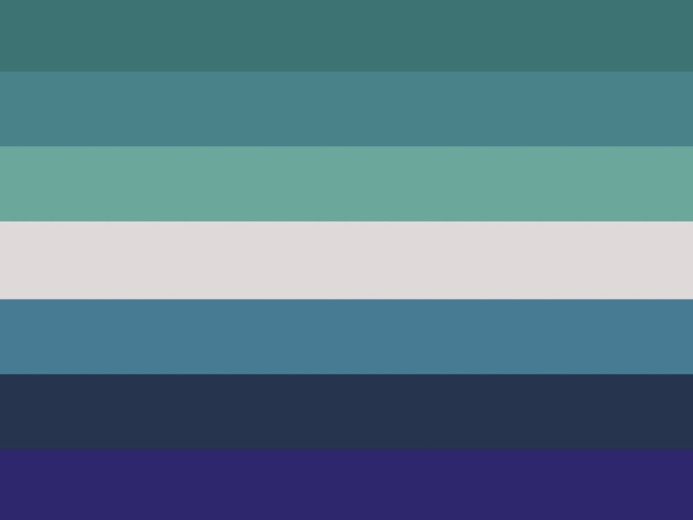 Gay/MLM flag color picked from the previous image (Viktor)