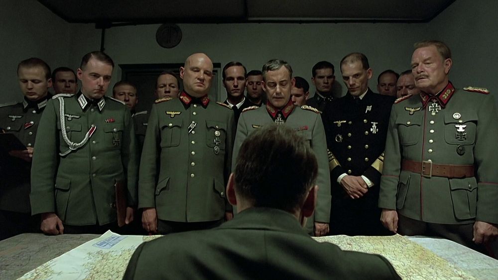 the generals scene from downfall