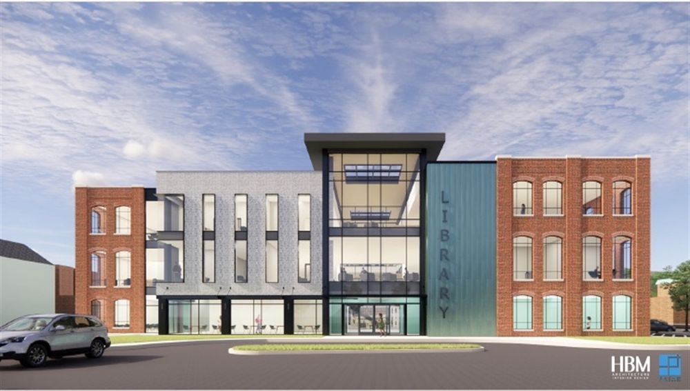 The new library project is progressing with exciting advancements for both interior and exterior design elements. While the designs are subject to further refinement, the architectural vision showcase...