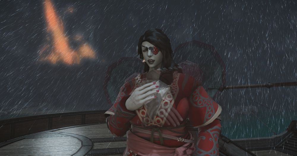 Another angle which is more angled towards the front of Wyznblyss, showing more of her sorrowful expression