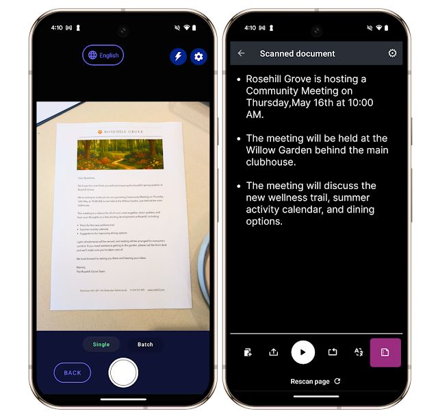 ML Kit's GenAI APIs bring Gemini Nano to your Android apps. Enhance functionality with on-device AI, ensuring user privacy with local data processing.