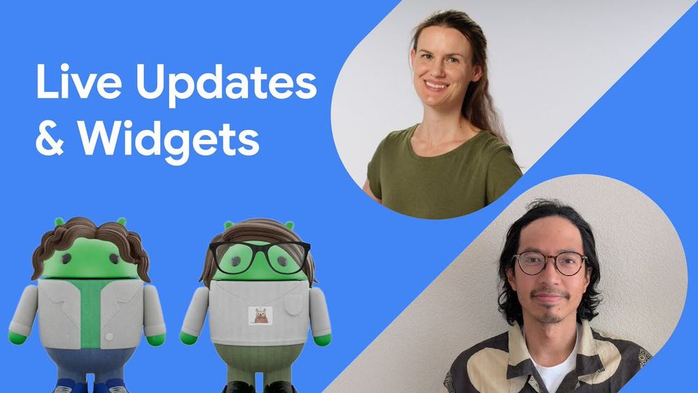 Learn how to use Android live updates and widgets to create rich user experiences.