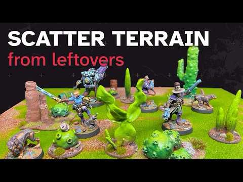 Making micro dioramas from leftovers and other tips