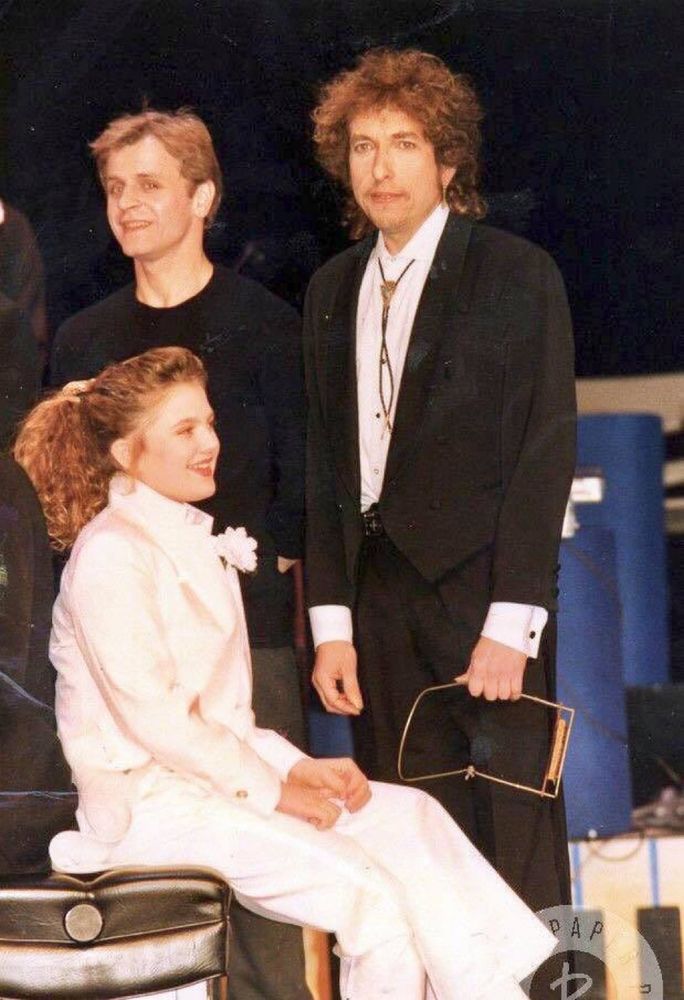 bob dylan drew barrymore und michail baryshnikov