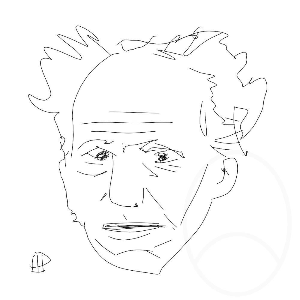 Artur Schopenhauer Sketch
