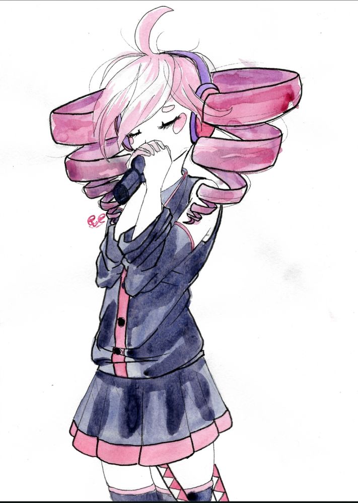 Drawing of Utau kasane teto