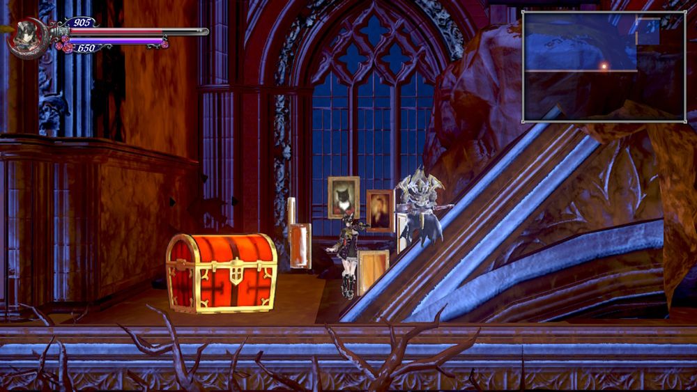 Probably one of the more fancier chest variants, with a piercing red color and golden metal frame. It has similar 3 stripes design to the ice blue variant but has horizontal lines that form a sort of cross shape with the thinner side lines. The sides appear to have three lines and a cross-like horizontal line as well.