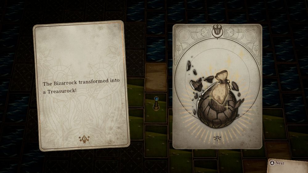 A Bizarrock that turns out to have treasure inside. The 
